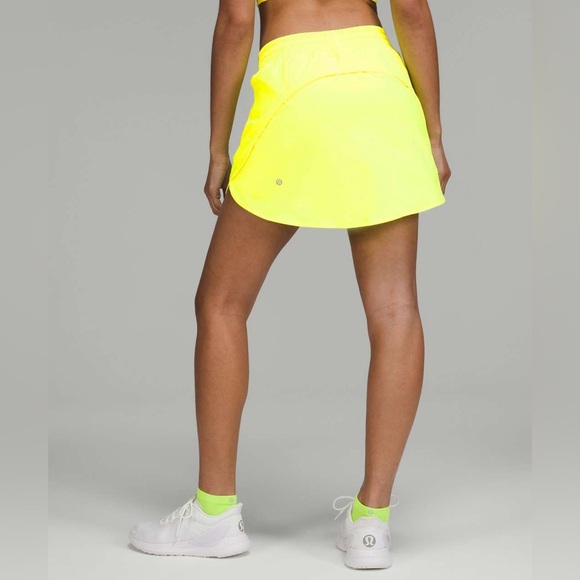Lululemon Hotty Hot High-Rise Skirt Highlight Yellow - Picture 2 of 5